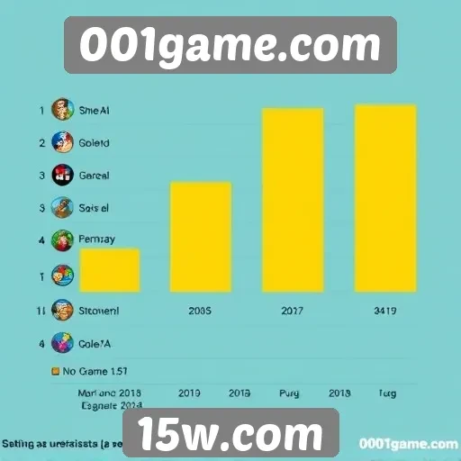 Estatísticas de usuários ativos na plataforma 001game.com